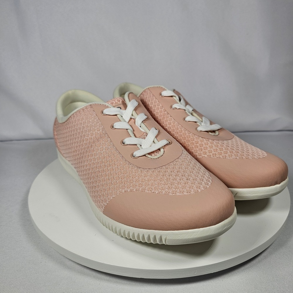 Easy Spirit Gerda2 Womens 9½ Sneakers Walking Shoes‎ Comfort Knit Blush Pink